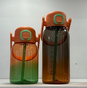 24oz 700ml High Value Water Bottle with Customized Patterns Leak Proof Straw Large Capacity Suitable for Children