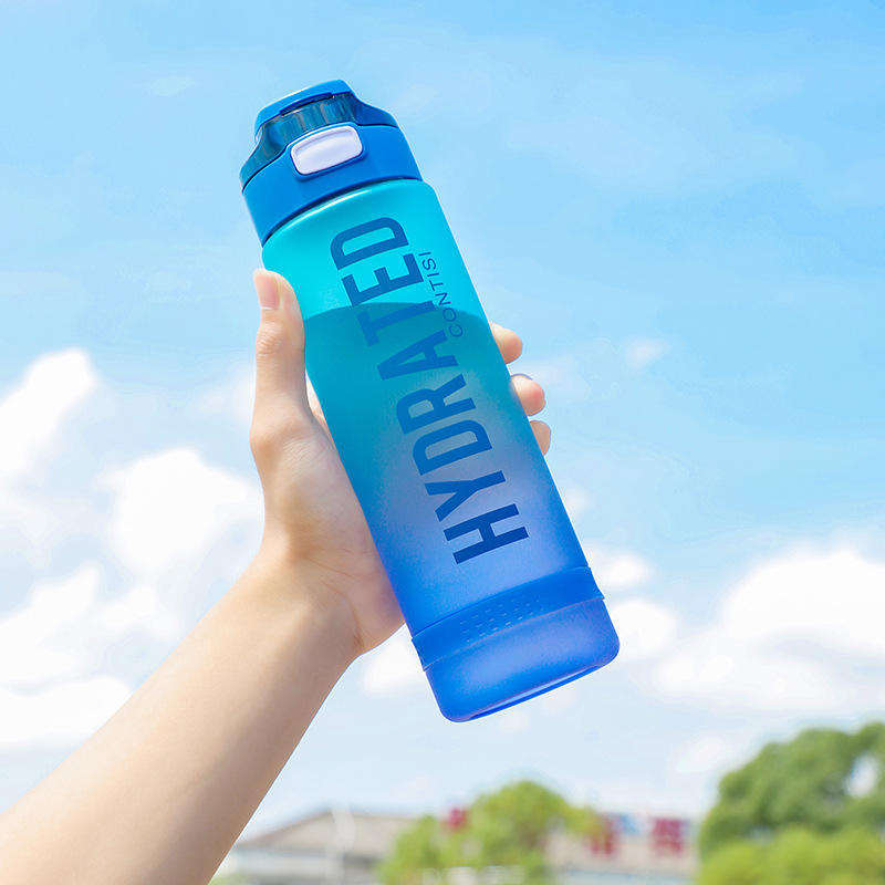 32oz Wholesale Custom Portable Sports Outdoor Travel Fresh Activities Plastic Water Bottle With Scale