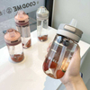 500ml Portable Outdoor Sports Bottle With Graduated Sippy Bottle With Handle
