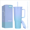 New Upgraded Water Cup BPA Free 40oz Double Wall Straw Plastic Cup Durian Cup for Gym