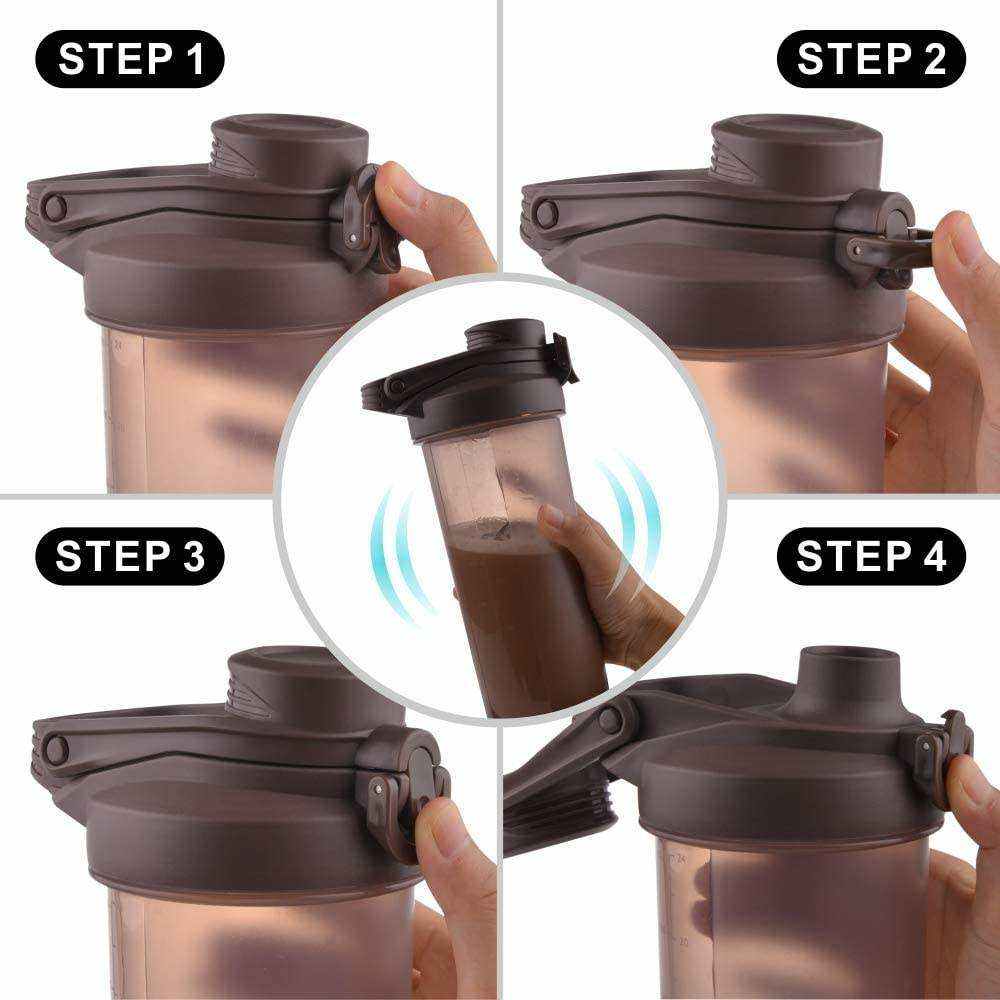 Plastic Water Bottle Shaker Water Bottle with Handle for Sport and Gym Hot Sale 700ml Water Bottle