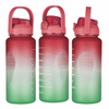 64oz Custom Color and logo Gradient High Aesthetic Outdoor Fitness Portable 2.2L Large Capacity Water Bottle