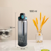 Custom Color and logo High Aesthetic Outdoor Fitness Portable 1L Large Capacity Water Bottle