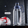 60oz Large Capacity Plastic Water Bottle with Straw and Handle Suitable for Gym Supports Custom logo