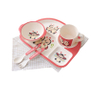Customized Bamboo Fiber Kid Dinnerware Kids Eating Tableware Set
