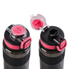 32oz Plastic Water Cup with Scale and Non slip Design for Both Direct Drinking and Straw Innovative Dust Proof Lid