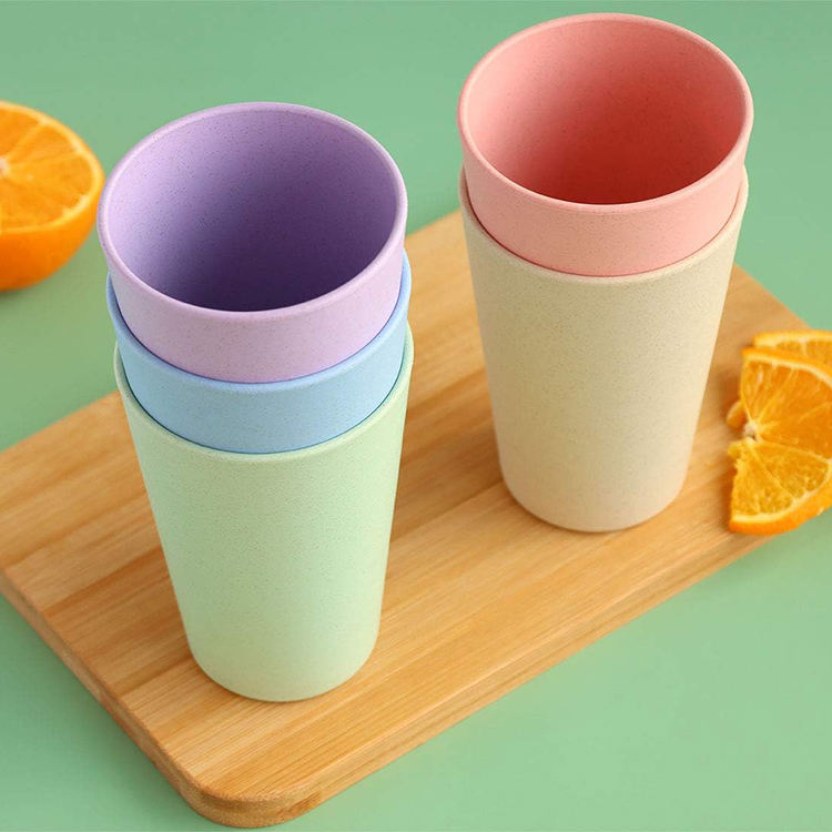 16oz Multi Color RPET Material Drinking Cup for Adult Cup Can Be Staked and Save Space Break and Chip Resistance for Carefree Du