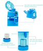 Leak Proof Alkaline Tritan Water Bottle with Infuser Filter Purify Hydrogen