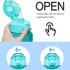 High Quality 3.8L Leakproof Big Gradient Motivational Plastic Water Drink Bottle With Straw Handle