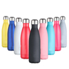 Custom Logo Edelstahl Trinkflasche Logo Metal Insulated Drink Bottle Stainless Steel Double Walled Vacuum Insulated Water Bottle
