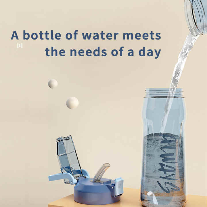 1 Liter Water Fles 32Oz Bpa Free Sport Wide Mouth Water Bottles With Straws 1 Liter Pressing Type Bottle