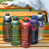 64oz Large Capacity 2.2 L 2.2L Leak Proof Botellas De Agua Gym Sports Water Bottle With Straw