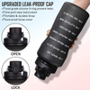 3780ml Big Capacity Gradient Color Water Bottle with Time Marker Sport Water Bottle with Time Marker Straw Plastic Water Bottles
