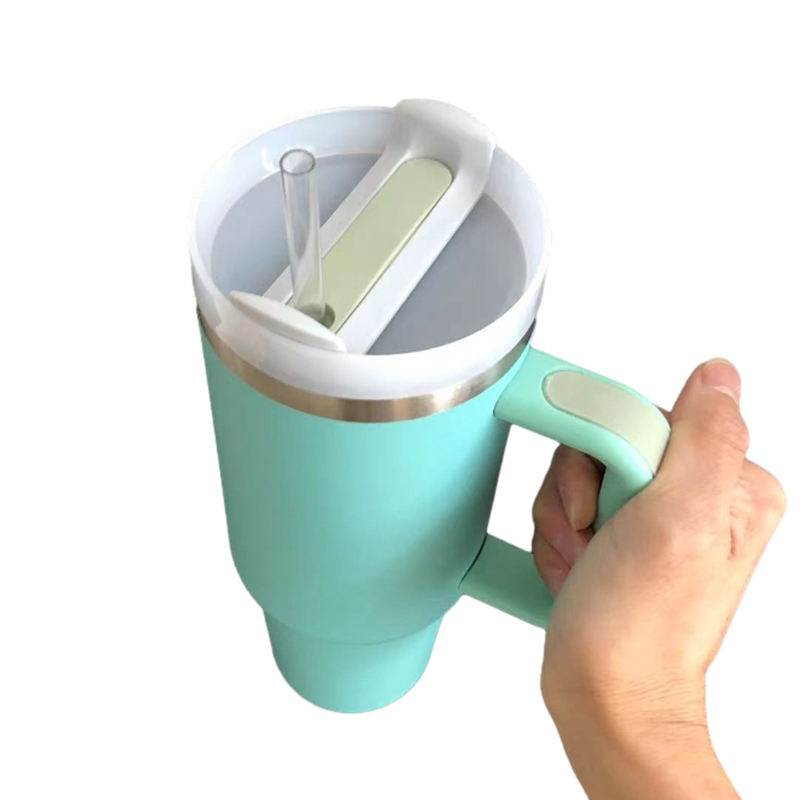 40 oz Customizable Double Wall Stainless Steel 304 Vacuum Insulated Wine Tumbler Cup With Lid and Straw