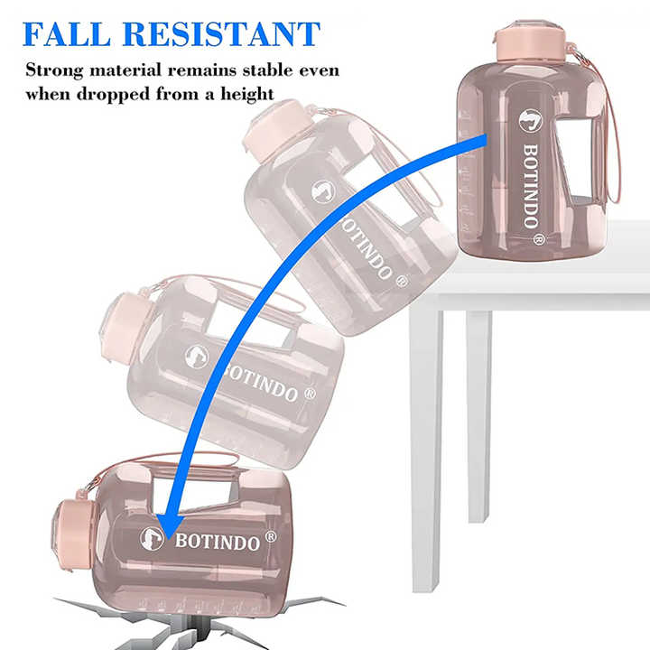 Garrafa De Agua Motivacional Botella Para Beber Small Outdoor Sports Big Plastic Water Bottle With Custom Logo