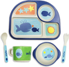 BPA FREE RPET MATERIAL PLASTIC Food Grade KIDS SETS Toddler Forks and Spoons Set