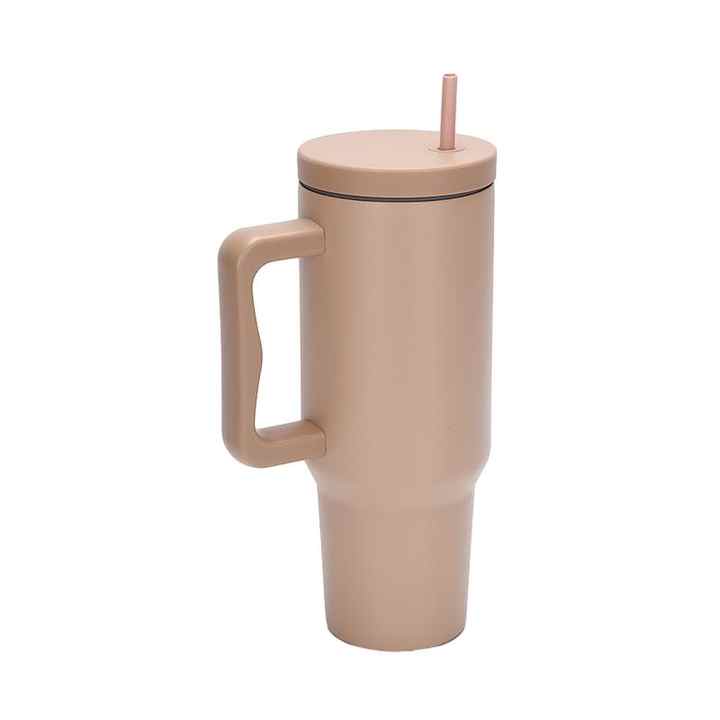 40oz Minimalist Vacuum Insulated Stainless Steel 304 Wine Coffee Tumbler Cups Mug With Handle
