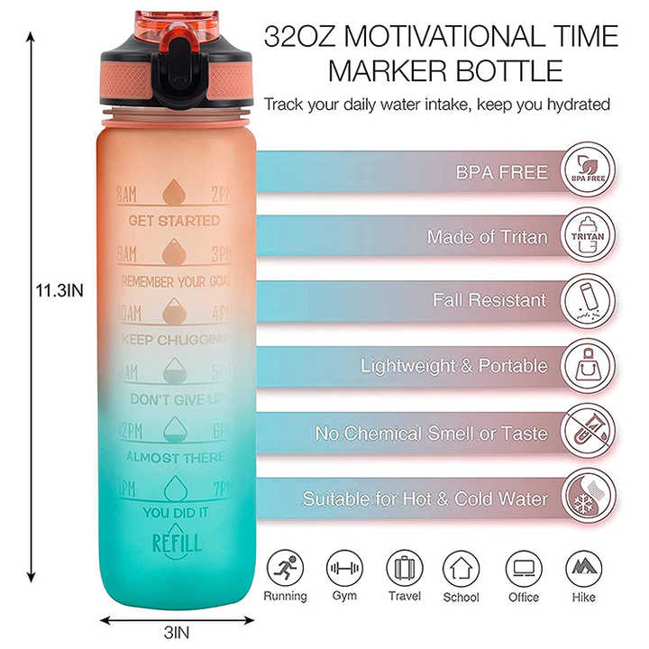 Garrafa De Plastico Botellas Outdoor Transparente Fancy Plastic Bottle of Water Gym Bottles to Customize