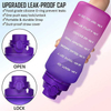 Bouteille D'Eau 2L Garrafa Motivacional 3 Em 1 Bpa Free Tritan Plastic Sports Drink Sipper 2Liter Water Bottle