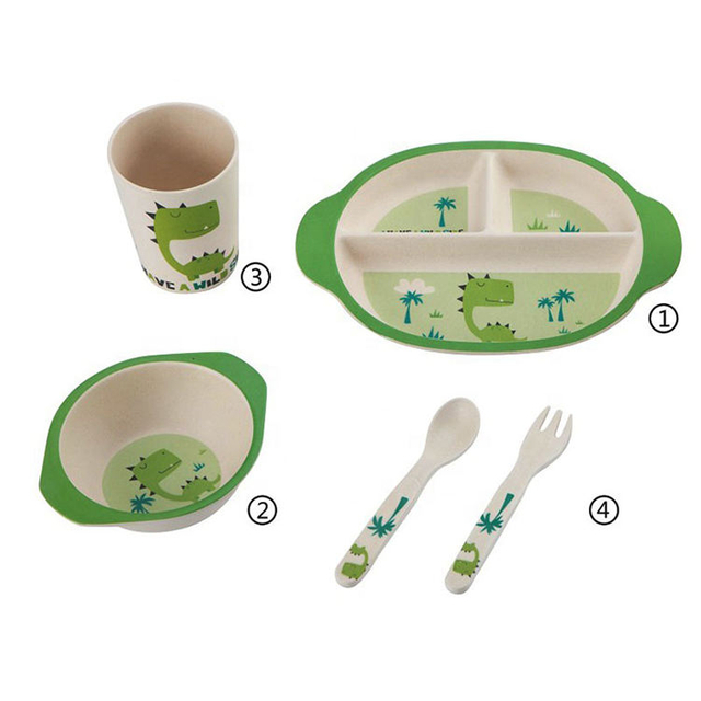 Sustainable Bamboo Fiber Dinnerware Made in China