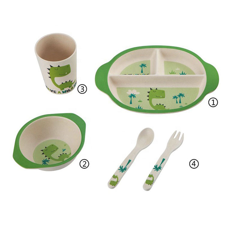 Sustainable Bamboo Fiber Dinnerware Made in China
