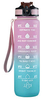 Customised 32 Oz Bpa Free Plastic Fitness Workout Sport Motivational Time Marker Water Bottle With Straw Strainer