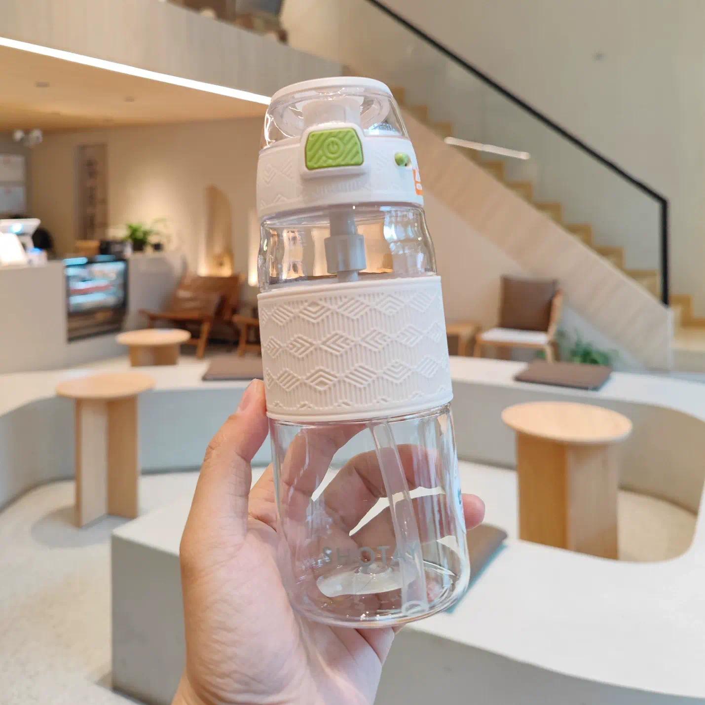 20oz 600Ml Large Capacity Plastic Water Bottle Sports Water Bottle With Straw
