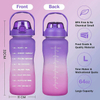 Garrafa Agua 2 L Botella De Agua De 64 Oz Wholesale Brief 2 Litre Push Button Drink Plastic Water Bottle