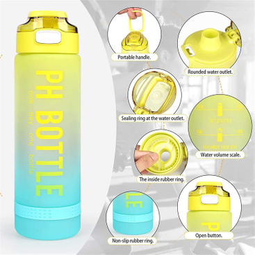 Customisable 750Ml 1000Ml Botellas De Agua Gimnasio Plastic Sports Water Bottles Drinking Bottles 750Ml