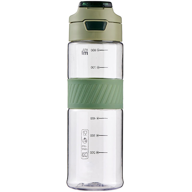 32Oz Wide Mouth Leakproof Durable Non-Toxic Blanks Flip Top Water Bottle Plastic Motivational 1 Liter Water Bottle