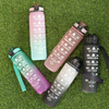 Motivational Water Bottle 32oz With Time Marker Straw and Sieve Tritan BPA Free for Fitness Gym Outdoor Sports Water Bottle