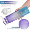 Bouteille Deau Portable Botellas De Agua Custom Logo Bottles Reusable Motivational Fitness Sport Tritan Water Bottle