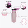 Bpa Free 450ml Tritan Plastic Kids Drinking Bottle Water Bottle With Straw