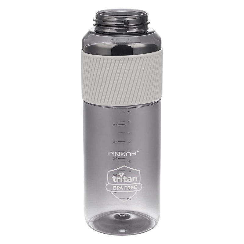 Wholesale 1000 Ml 32Oz Straw Lid Transparent Motivational Tritan Sport Plastic Water Bottle
