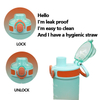 Wholesale 1L Sport Portable Motivational Plastic Gradient Sports Water Bottle With Handle