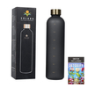1000ML Hot Sell Drinking Bottle BPA Free Frosted Motivational Matte Tritan Plastic Sports Water Bottle With Time Marker