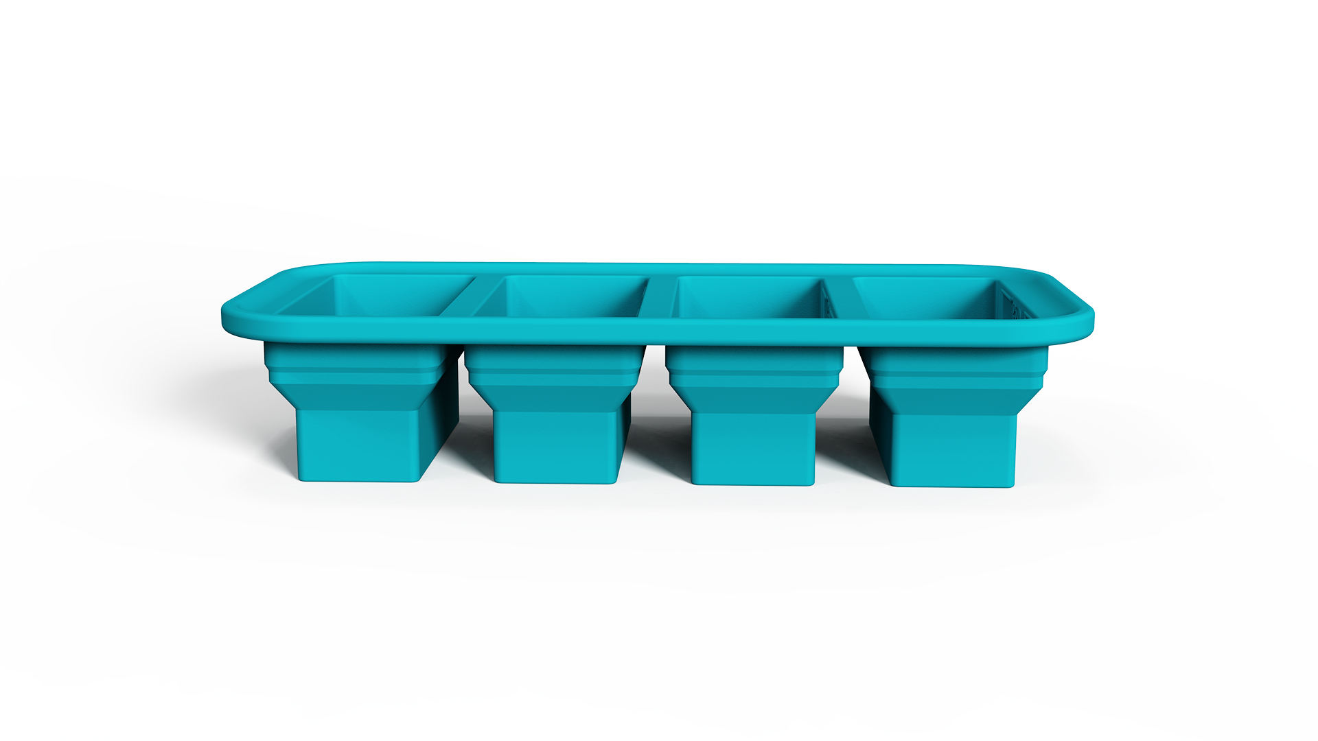 Silicone Collapsible Food Storage Containers with Lids BPA Free for Kitchen Folding Pantry Silicone Freezer Tray