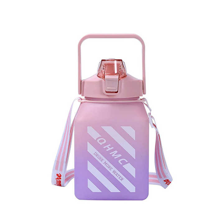 Botella De Agua Para Deporte Gallon Bottles With Custom Logo Square Plastic Bottle for Drinking Water Bottles