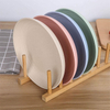 RPET Pratos Palha De Trigo Picnic Wheat Straw Fiber Bowl Biodegradable Dishes Plate Plates