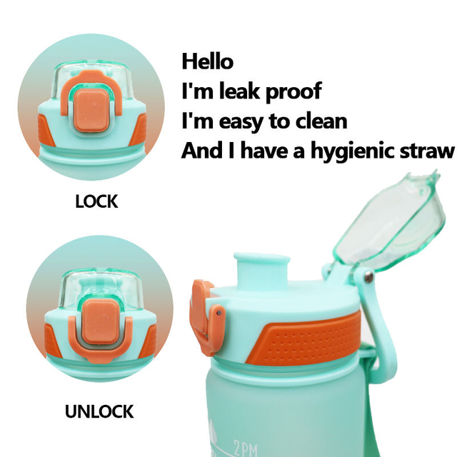 Best Price BPA-Free Plastic Water Bottle With Measure Line 1500ML Plastic Bottle for Gym Custom Food-Grade PC Plastic Hot Bottle