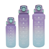 Personalized Big Custom Water Motivational Sports Gym Plastic Water Bottles Cups Water With Custom Logo