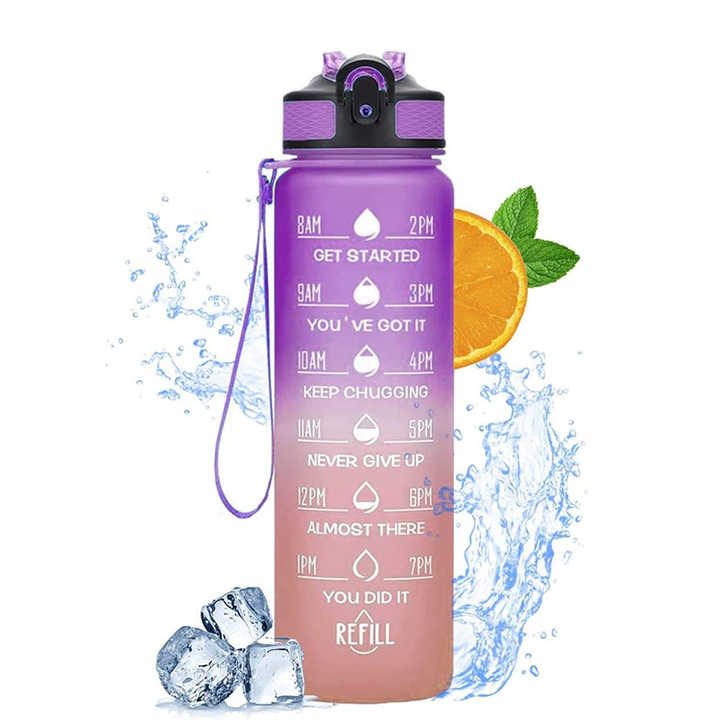 Garrafa De Agua De Plastico Botellas De Agua Gym Tritan New Water Bottle 2023 1000Ml Water Bottles for School