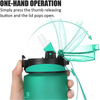 Custom Logo Bpa Free 450Ml Gym Water Bottles for Sports With Straw