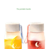 550Ml Printed Beautiful Leak Proof Direct Drinking Plastic Water Bottles With Strap for Girls