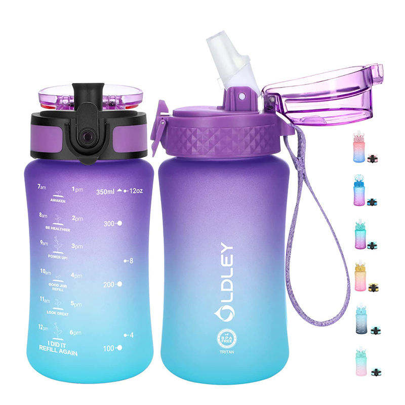 Sipper Plastic Drink Bottle Fancy Sports Water Bottles for School Children Kids