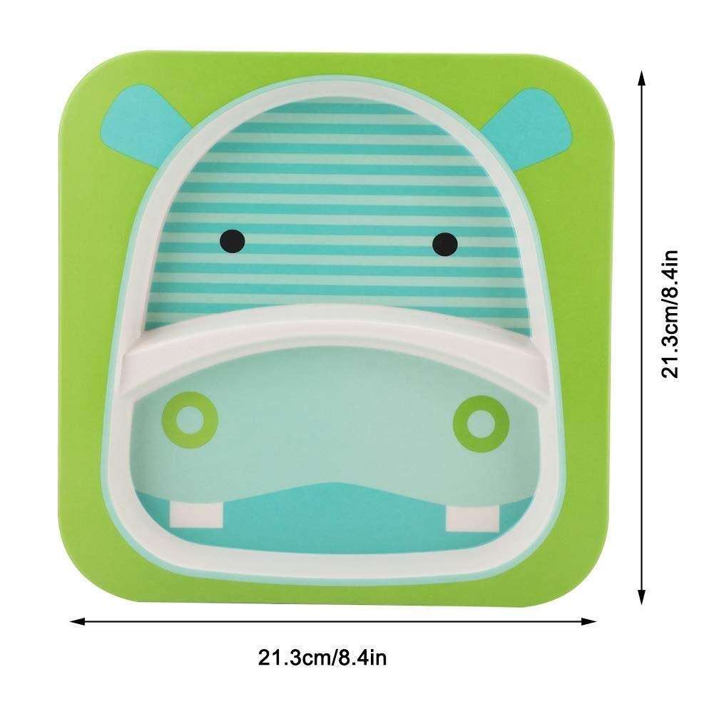 Household Children Kitchen Set Bamboo Fiber Kids Dinner Set Children Dinnerware