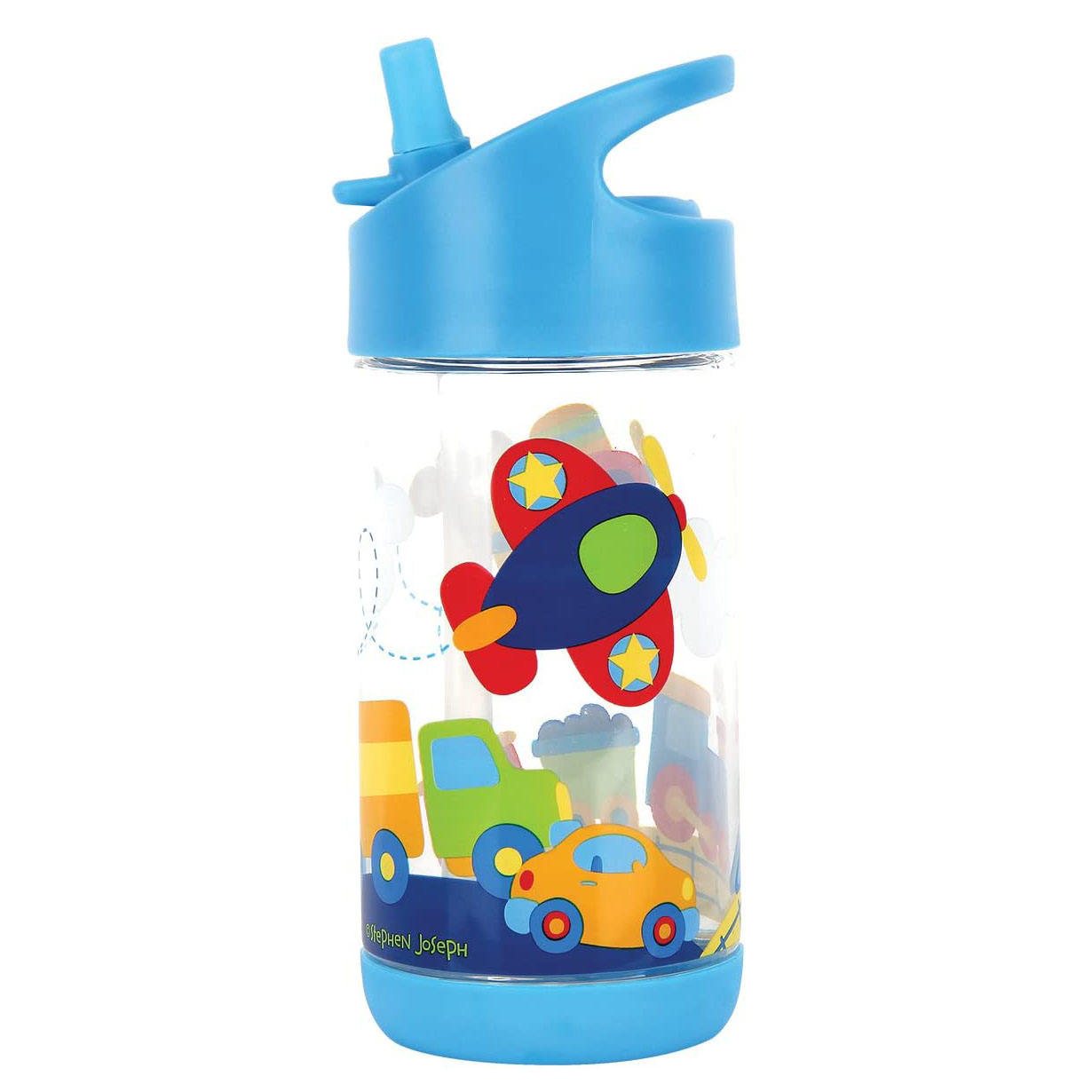 2024 300Ml Kawaii Cute School Plastic Water Bottle for Kids Cartoon With Straw