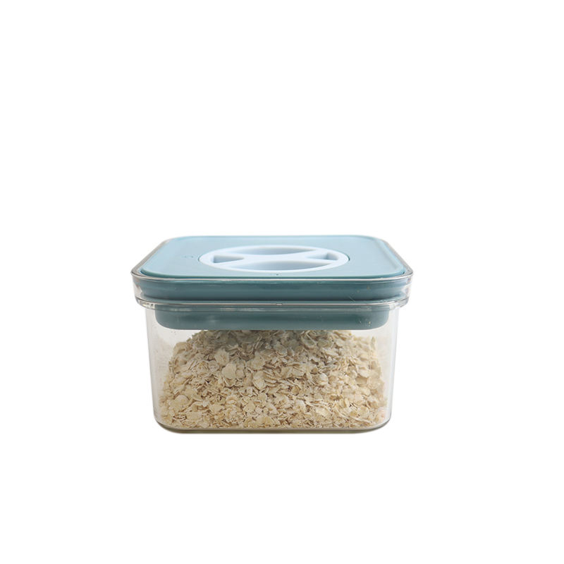 Wholesale Square Clear Air Tight Plastic Food Storage Container With Sealing Lids