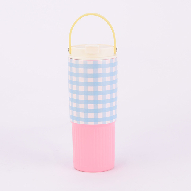 Factory Wholesale Colorful 30oz Vacuum Coffee Cups with Lid Straw Stainless Steel Office Water Bottle