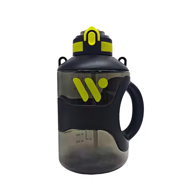 2L Reusable Tritan Gallon with Straw Gym Eco-Friendly Sports BPA Free Plastic Water Bottle